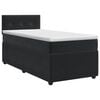 vidaXL Boxspringbett mit Matratze Schwarz 90 x 200 cm Samt