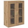 vidaXL Highboard Artisan-Eiche 69,5 x 34 x 180 cm Holzwerkstoff