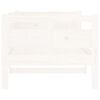 vidaXL Tagesbett Weiß Massivholz Kiefer 80x200 cm