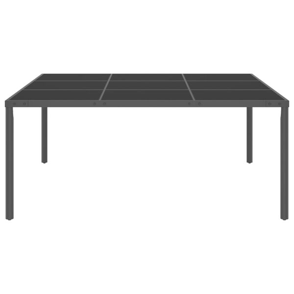 vidaXL 13-tlg. Garten-Essgruppe Stahl