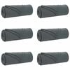 vidaXL Wohndecken 6 Stk. Dunkelgrau 280 x 210 cm 4.88 Fleece