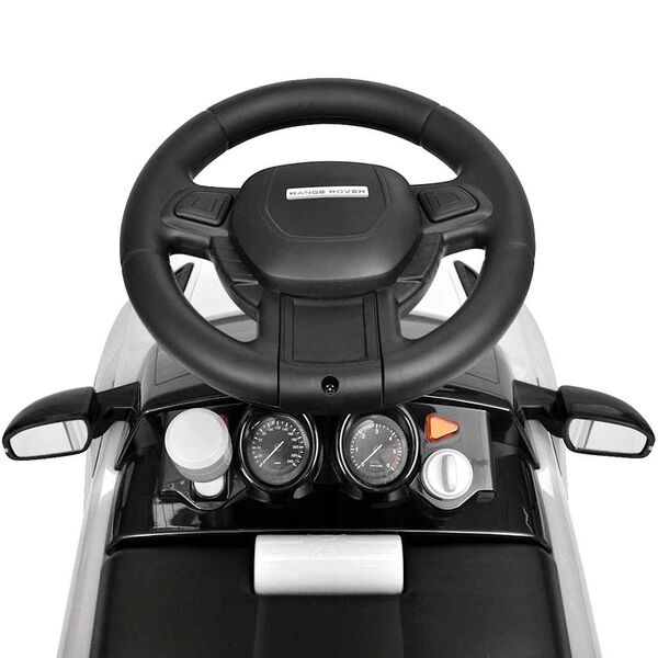 Land Rover 348 Kinder-Rutschauto mit Musik Wei&szlig;