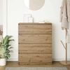 vidaXL Sideboard Artisan-Eiche 80x35x99 cm Holzwerkstoff