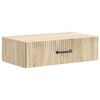 vidaXL Wandmontierter Beistelltisch Sonoma-Eiche 59 x 34,5 x 17 cm