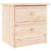 vidaXL Nachttisch ALTA Natur 41x35x41 cm Massivholz Kiefer