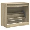 vidaXL Schuhschrank Sonoma-Eiche 80x42x69 cm Holzwerkstoff