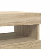 vidaXL TV-Schränke LED-Leuchten 2 Stk. Sonoma-Eiche 60x35x40 cm