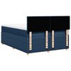 vidaXL Boxspringbett mit Matratze Blau 140x200 cm Stoff