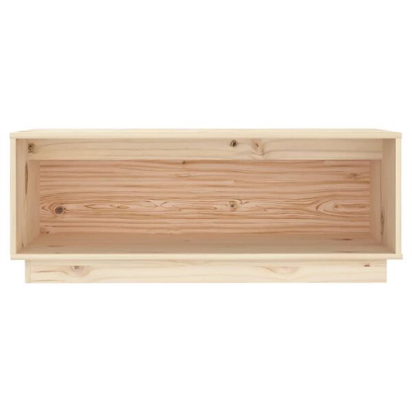 vidaXL TV-Schrank 90x35x35 cm Massivholz Kiefer