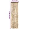 vidaXL Insektenschutz-Vorhang Beige 56x200 cm Chenille