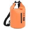 vidaXL Trockensack mit Rei&szlig;verschluss Orange 15 L PVC