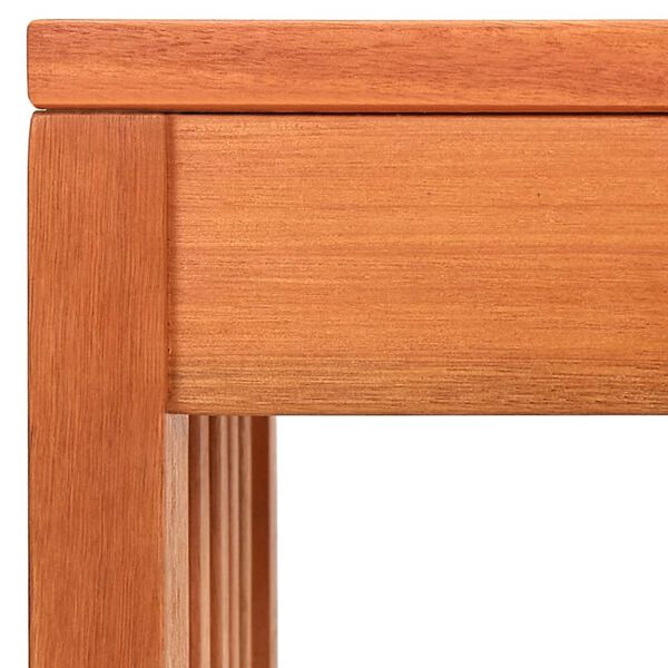 vidaXL Gartenbank 130 cm Massivholz Eukalyptus