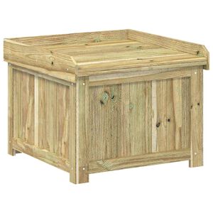 vidaXL Garten-Kissenbox aus Impr&auml;gniertes Kiefernholz 58,5 x 60 x 47 cm
