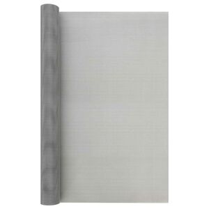 vidaXL Mesh Bildschirm 80 x 1000 cm 30 Mesh Edelstahl 201 Silber