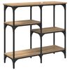 vidaXL Konsolentisch Artisan-Eiche 80 x 29 x 75 cm Holzwerkstoff