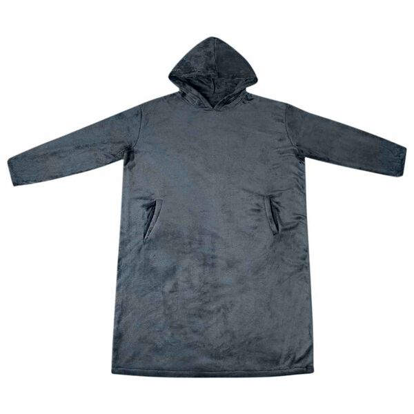 vidaXL Decken-Hoodie Marineblau M Flanell