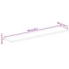 vidaXL Tischplatte 160x40x3,8 cm Rechteckig Massivholz Mango