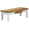 vidaXL Couchtisch 110x50x40 cm Massivholz Mango