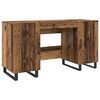 vidaXL Schreibtisch mit Regal Altholz 140 x 50 x 75 cm Holzwerkstoff