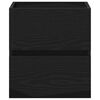 vidaXL Waschbeckenunterschrank Eiche schwarz 41x38,5x45 cm Holzwerkstoff