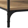 vidaXL Couchtisch Artisan-Eiche 80 x 80 x 40 cm Holzwerkstoff