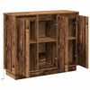 vidaXL LED-Sideboard Altholz 90 x 32 x 75 cm Holzwerkstoff