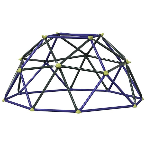 vidaXL Kletter Dome Blau Stahl
