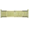 vidaXL Gartentore 2 Stk. Kiefernholz Impr&auml;gniert 300x75 cm