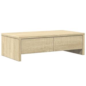 vidaXL Monitorst&auml;nder mit Schubladen Sonoma-Eiche 50x27x15 cm