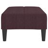 vidaXL Fu&szlig;hocker Lila 78x56x32 cm Stoff