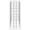 vidaXL Gabionen-Hochbeet Verzinkter Stahl 90×30×90 cm