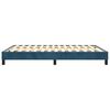 vidaXL Boxspringbettgestell Dunkelblau 140x190 cm Samt