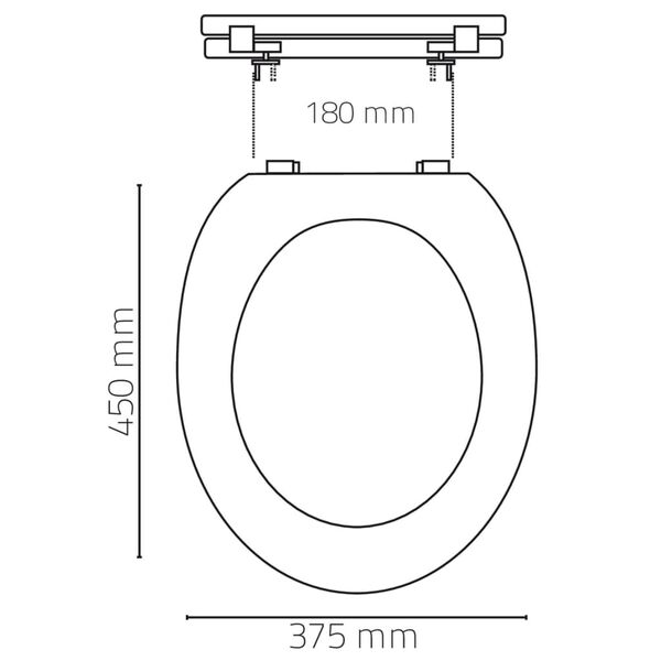 RIDDER WC-Sitz Chalet Braun