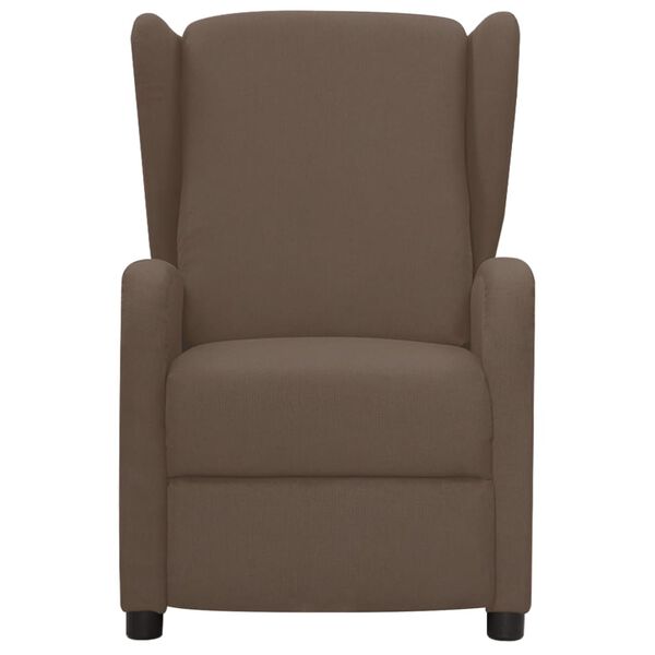 vidaXL Relaxsessel Taupe Stoff