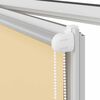 vidaXL Verdunkelungsrollo 144,4 x 175 cm, Stoffbreite 140 cm, Beige