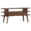 vidaXL TV-Schrank 110&times;35&times;50 cm Massivholz Akazie