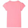 Kinder-T-Shirt Neonrosa 116