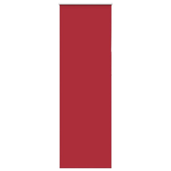 vidaXL Verdunkelungsrollo Rot 75x230 cm Stoffbreite 70,7 cm Polyester