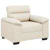 vidaXL Sessel 100x81x84 cm Leinen