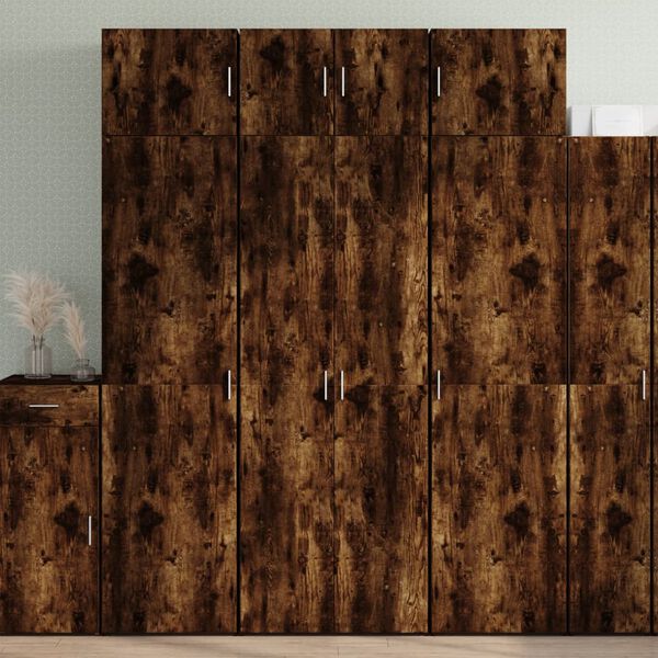 vidaXL Hochschrank Räuchereiche 70x42,5x225 cm Holzwerkstoff