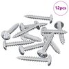 vidaXL Selbstschneidender Nagel 12 pcs Zink-beschichtet 4 x 25 mm