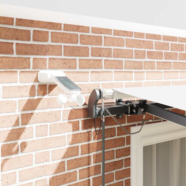 vidaXL Markisenstoff mit Wei&szlig; 300 x 250 cm Polyester