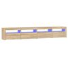 vidaXL TV-Schrank mit LED-Leuchten Sonoma-Eiche 240x35x40 cm