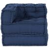 vidaXL Modulares Ecksofa Indigo 70 x 70 x 56 cm Stoff