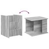 vidaXL Magazinregal Graues Sonoma 35 x 35 x 45 cm Holzwerkstoff