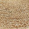 vidaXL Handgefertigter Sitzpuff Grau 40 x 45 cm Jute