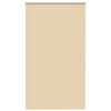 vidaXL Verdunkelungsrollo Beige 130x230 cm Stoffbreite 126,6 cm