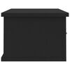 vidaXL Wand-Schubladenregal Schwarz 60x26x18,5 cm Holzwerkstoff
