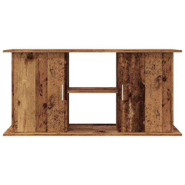 vidaXL Aquariumst&auml;nder Altholz-Optik 121x41x58 cm Holzwerkstoff
