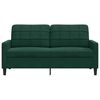 vidaXL 2-Sitzer-Sofa Dunkelgr&uuml;n 140 cm Samt
